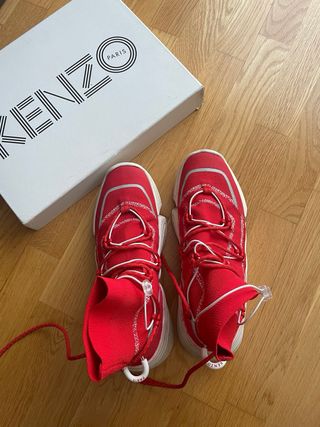 Zapatillas Kenzo Paris Rojas y Blancas