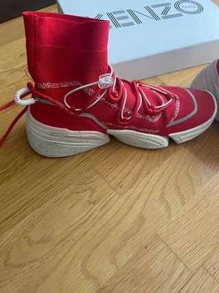 Zapatillas Kenzo Paris Rojas y Blancas