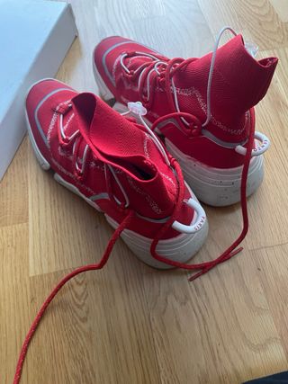 Zapatillas Kenzo Paris Rojas y Blancas