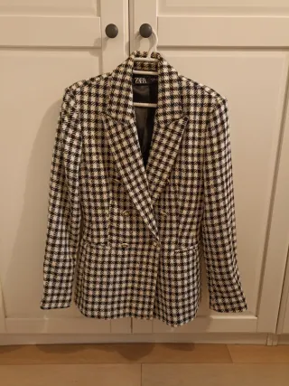 Americana Zara Pata Gallo Talla S