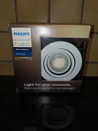 Philips Hue Faretto Incasso Bianco White Ambience