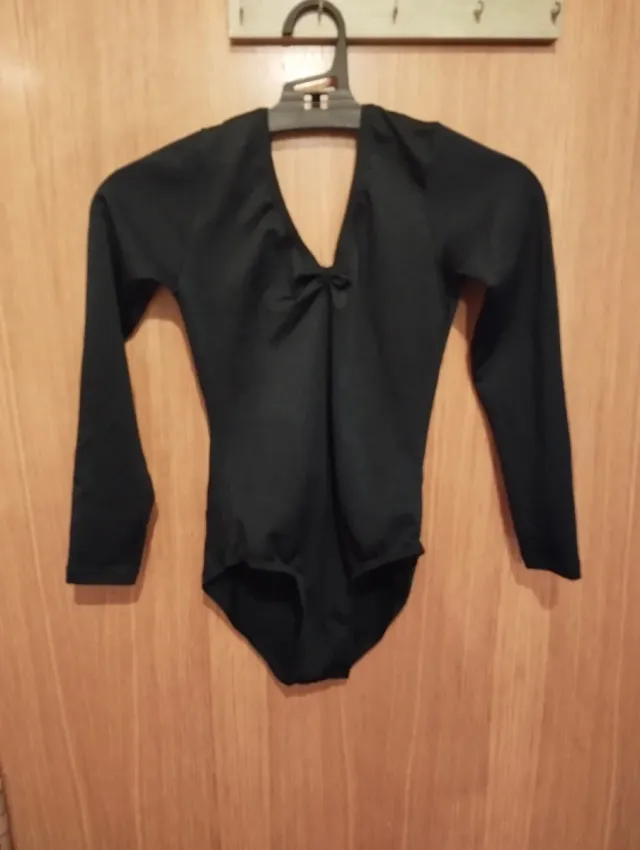 Falda larga negra de baile