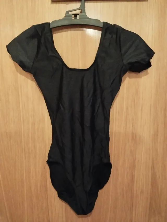 Falda larga negra de baile