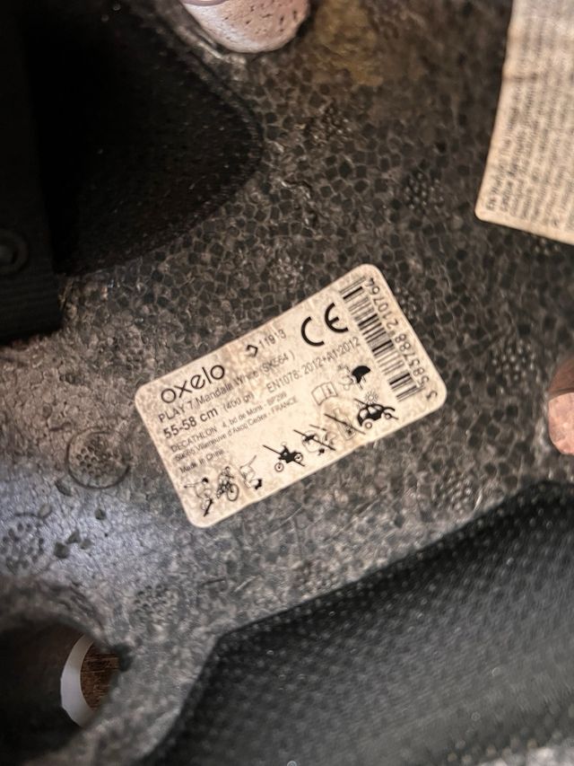 Casco Oxelo Patín Skate 55-58 cm