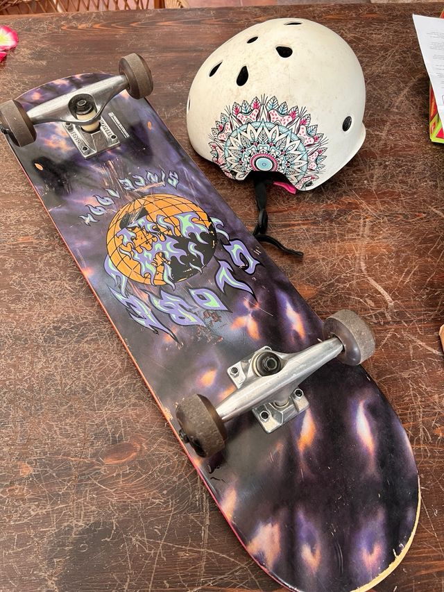 Casco Oxelo Patín Skate 55-58 cm