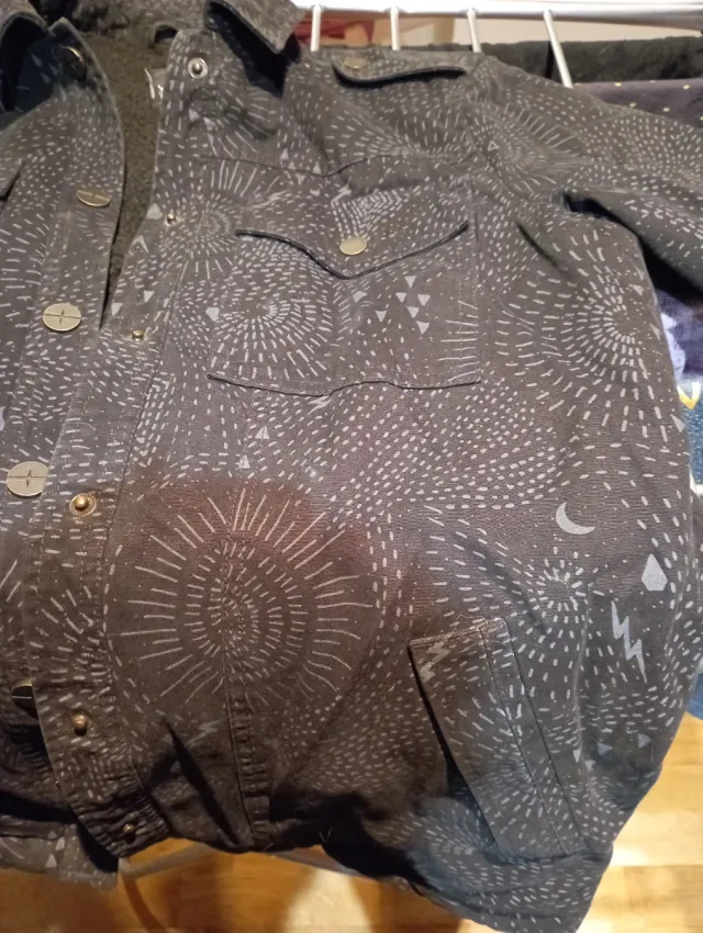 Chaqueta Volcom Talla M Estampada Forrada