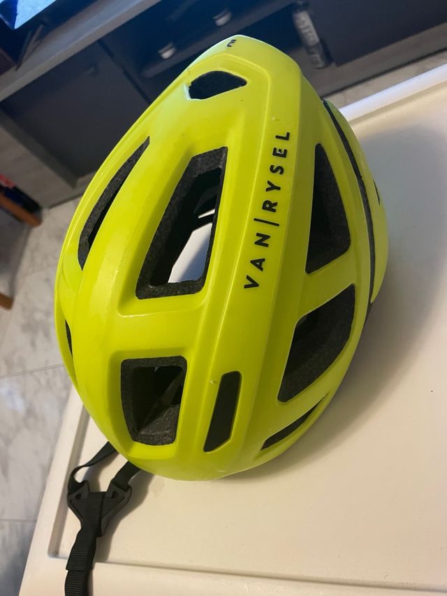 Casco Bicicleta Van Rysel Amarillo