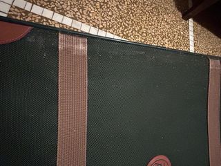 Valigia grande nera e marrone