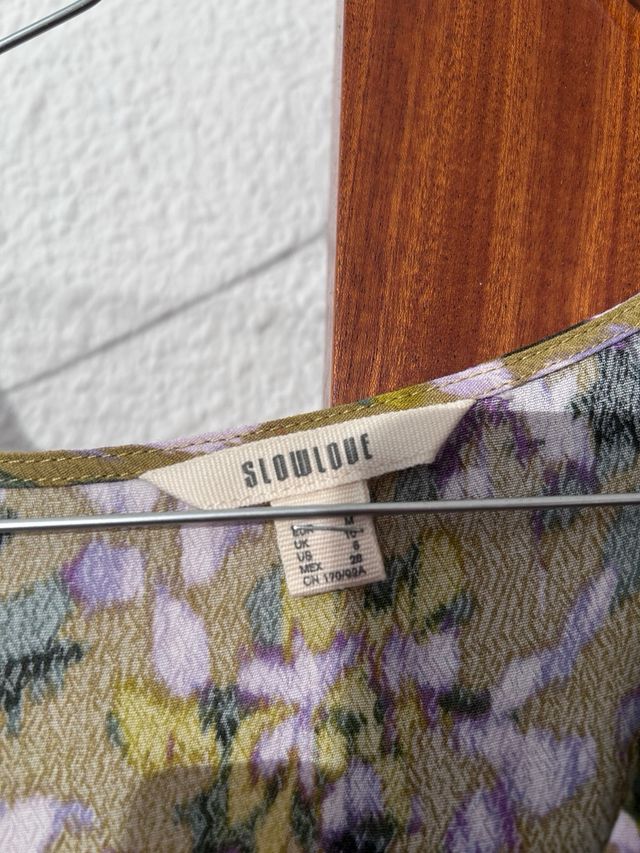 Vestido largo estampado floral