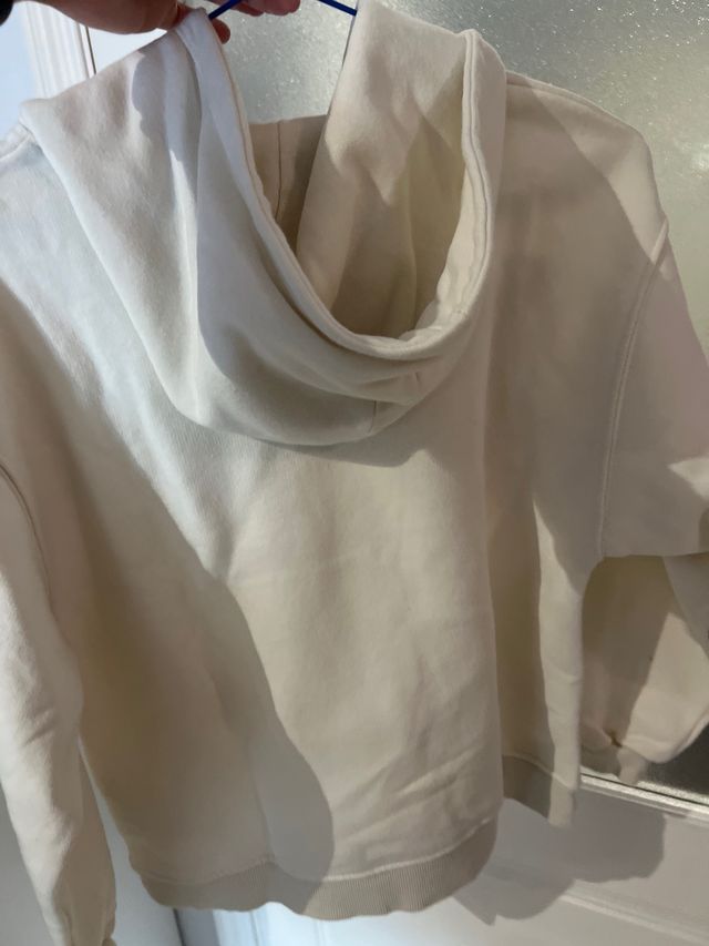 Sudadera LONDON lentejuelas beige