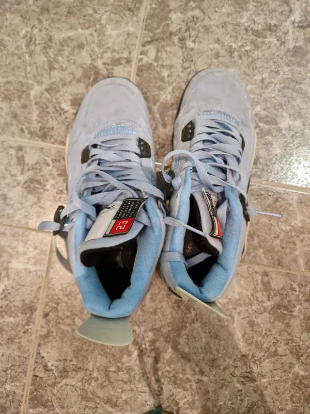 Zapatillas Jordan 4 Azul/Blanco