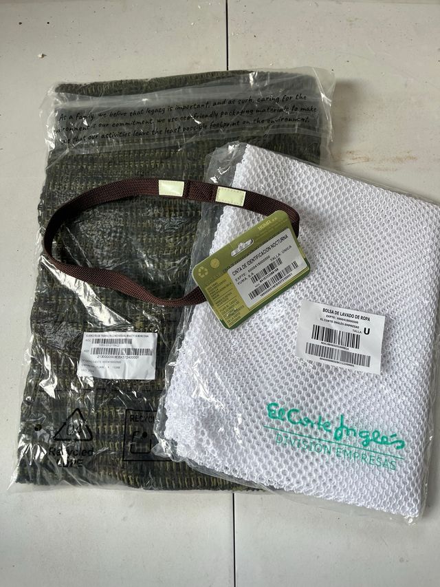 Kit Cintas de Identificación Nocturna y Bolsa Lava