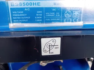 Generador Eléctrico Bison Power Azul 13,hp 7,0kw