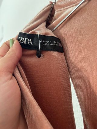 Vestido Midi Terciopelo Rosa