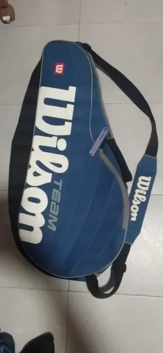 Funda Raqueta Wilson Team Azul