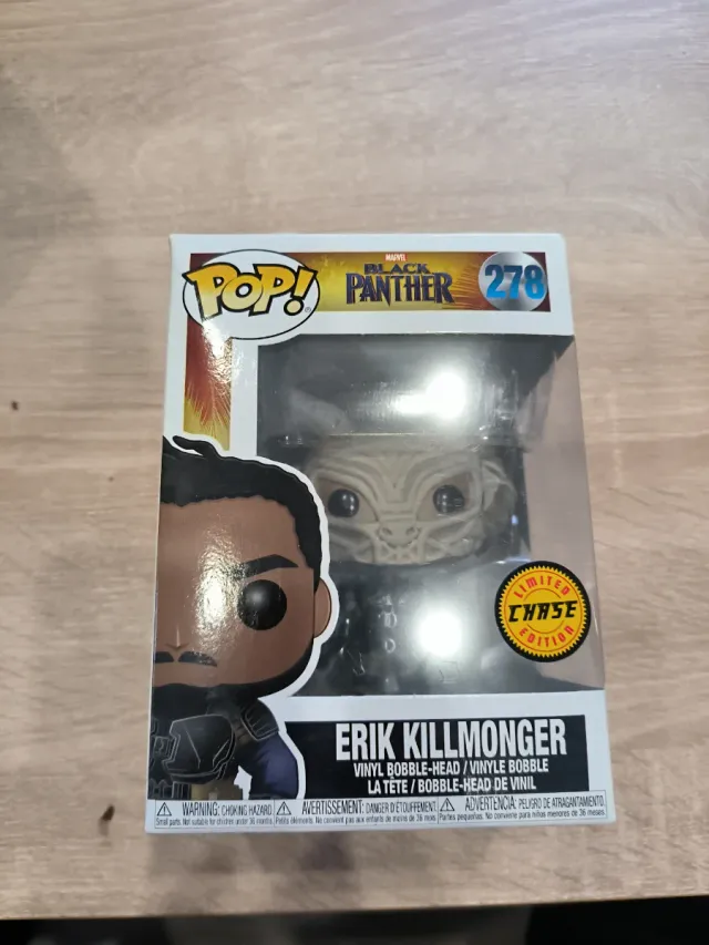 Funko Pop! Erik Killmonger Chase 278 Marvel