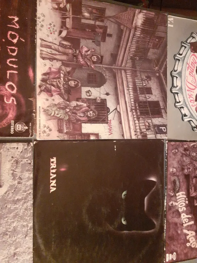 Lote 6 Vinilos LP Rock Español Varias Portadas