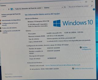 PC sobremesa eMachines Intel Celeron NVIDIA