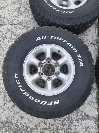 4 Llantas Montero V20 con Neumáticos BFGoodrich