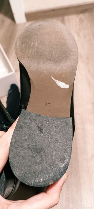 Botas altas de piel talla 40