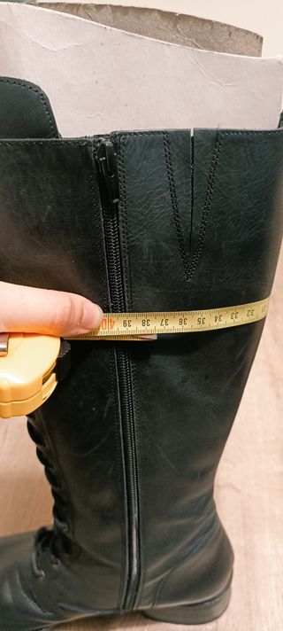 Botas altas de piel talla 40