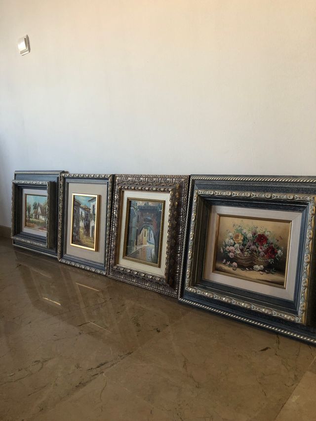 Set de los 4 cuadros decorativos ( oferta )