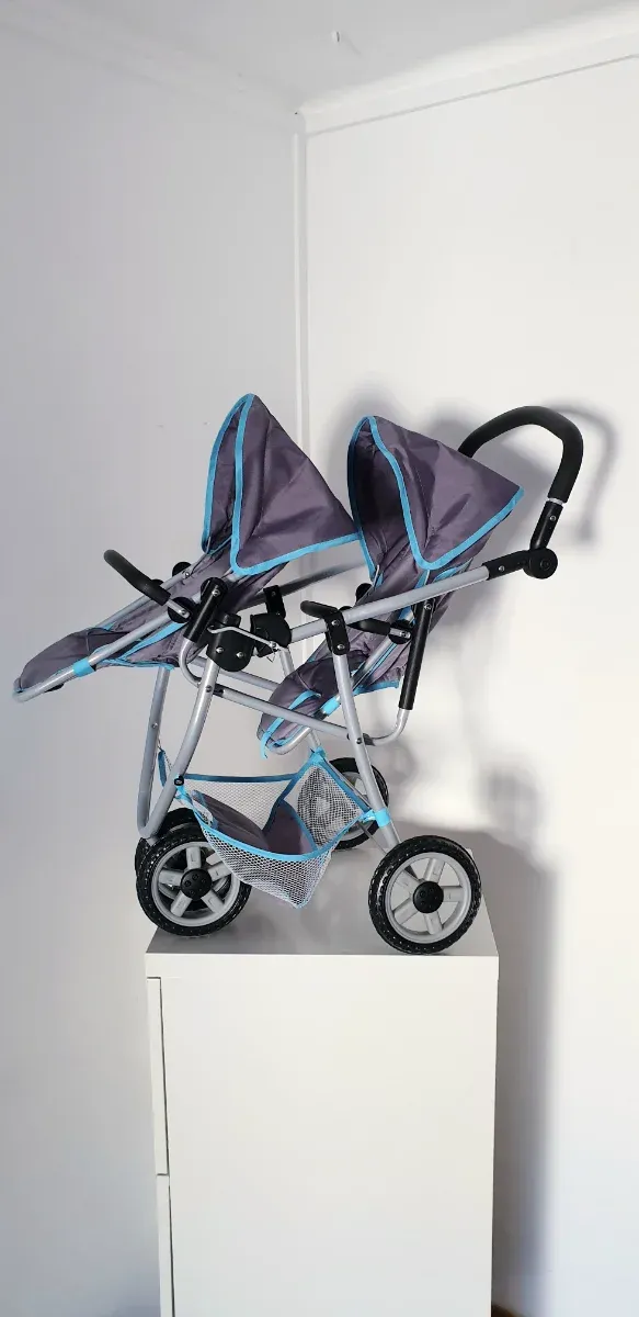 COCHE 2 MUÑECAS PLEGABLE Y DESMONTABLE