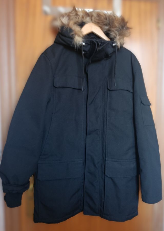 Trenca H&M Negra Talla M