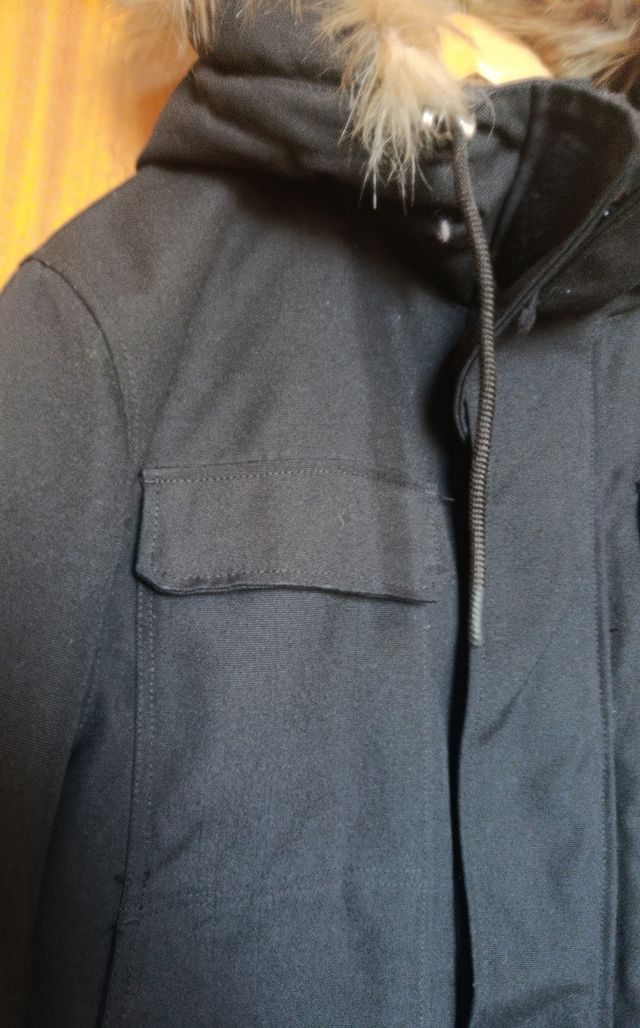 Trenca H&M Negra Talla M