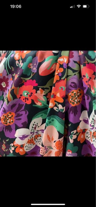 Mono largo estampado floral