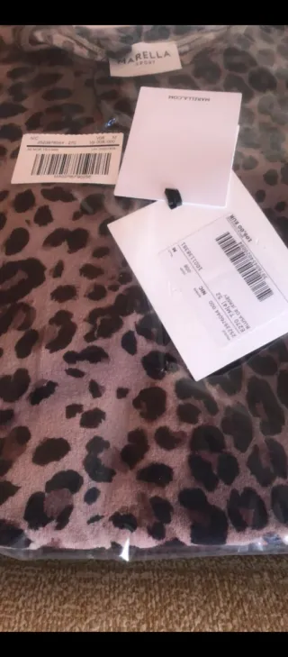 Camiseta Marella animal print tul