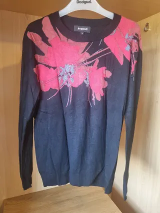 Jersey Desigual flores S/36