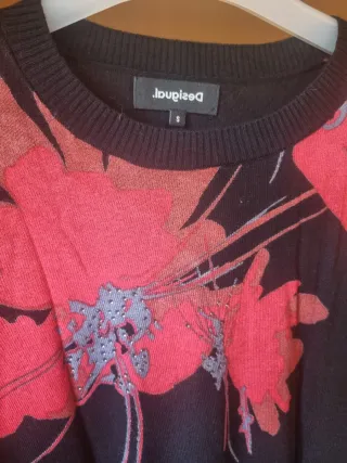 Jersey Desigual flores S/36