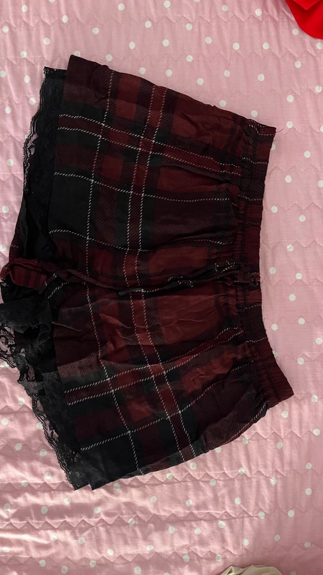 Shorts de cuadros Zara