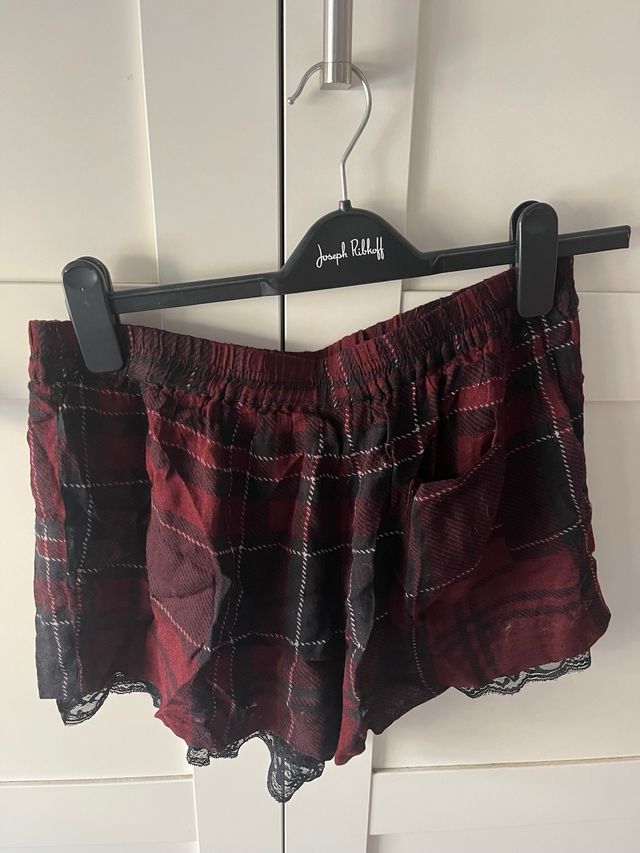 Shorts de cuadros Zara