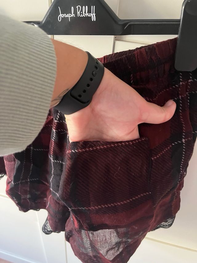 Shorts de cuadros Zara