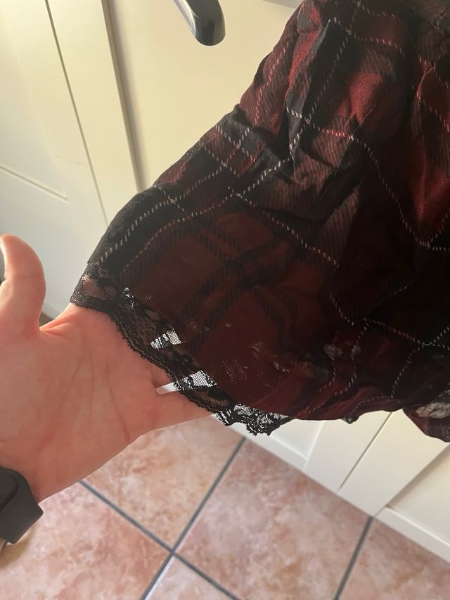 Shorts de cuadros Zara