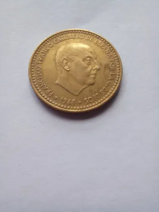 Moneda 1 Peseta 1966 Estrella 69
