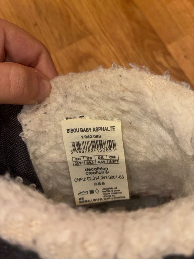 Botas de nieve talla 26/27