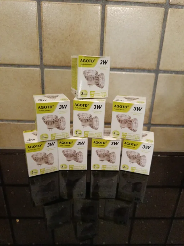 Lampade LED MR11 GU4 3W (36W) - Set 8 pezzi
