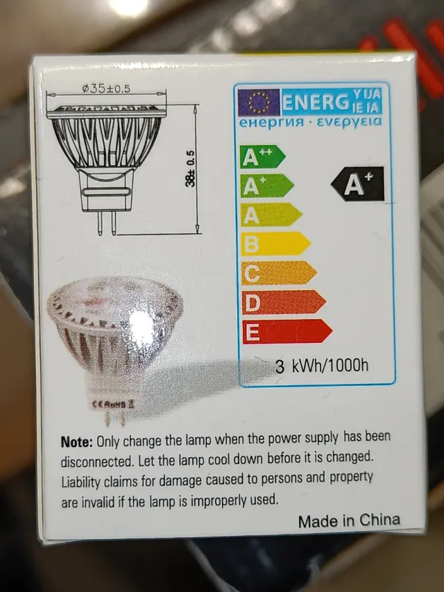 Lampade LED MR11 GU4 3W (36W) - Set 8 pezzi