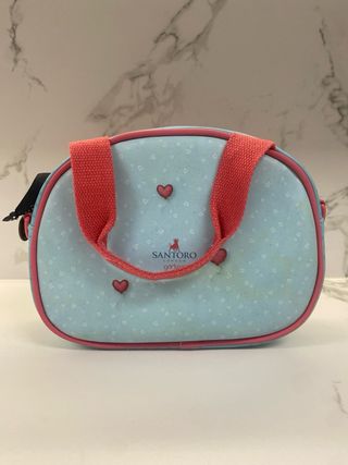 Neceser Santoro Gorjuss Azul y Rosa