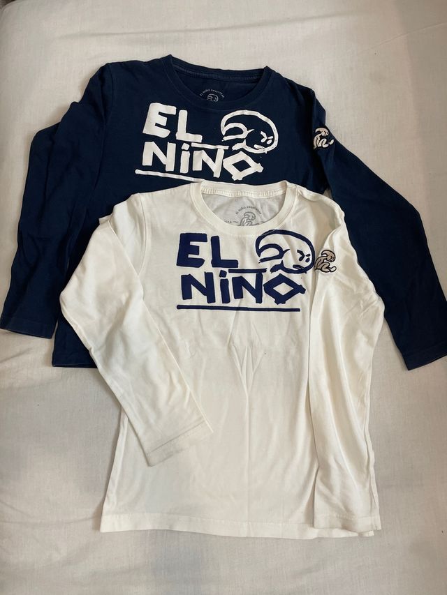 2 Camisetas Manga Larga El Niño