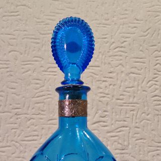 Decanter Bottiglia genio Blu Empoli stile Vintage