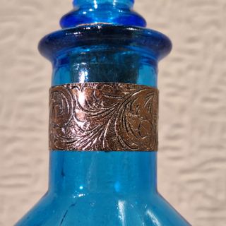 Decanter Bottiglia genio Blu Empoli stile Vintage