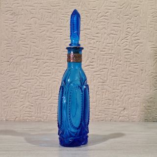 Decanter Bottiglia genio Blu Empoli stile Vintage