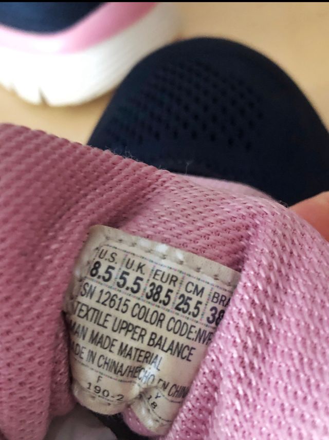 Zapatillas Skechers Azul y Rosa