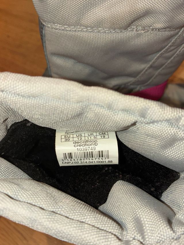 Botas de nieve talla 30