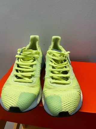 Zapatillas Adidas Correr Verde Neón