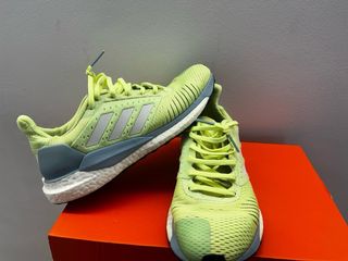 Zapatillas Adidas Correr Verde Neón